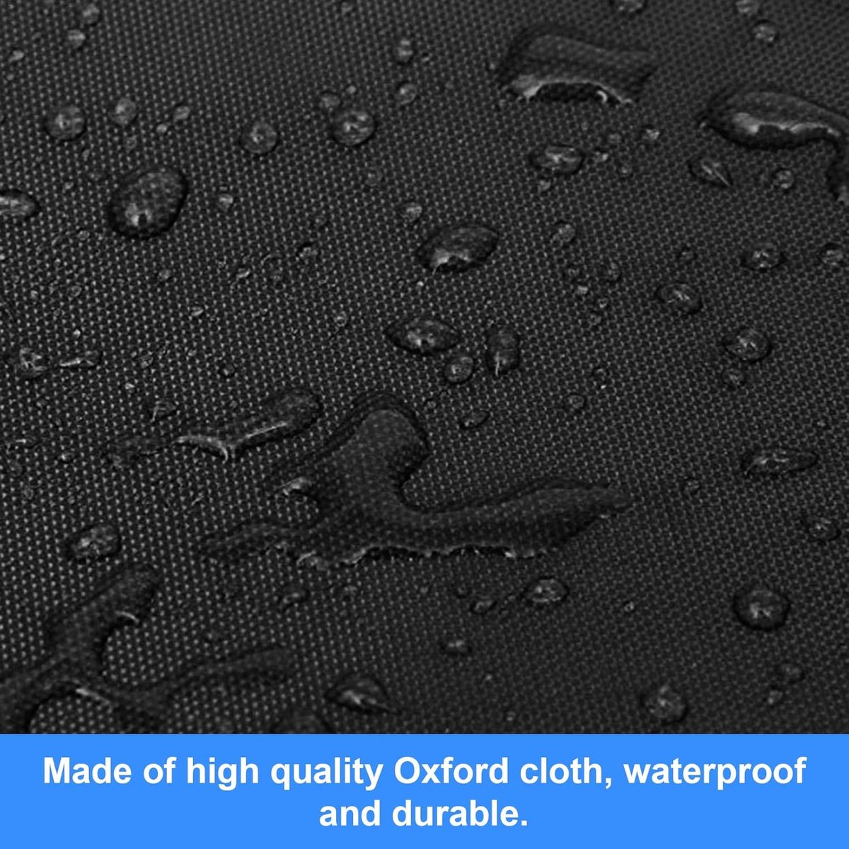 Waterproof sandbox cover - 150x150x20cm - with drawstring - Oxford cloth - Suitable for sandbox, swimming pool, patio, garden, square - suitable for protecting children's toys - black - Image 2