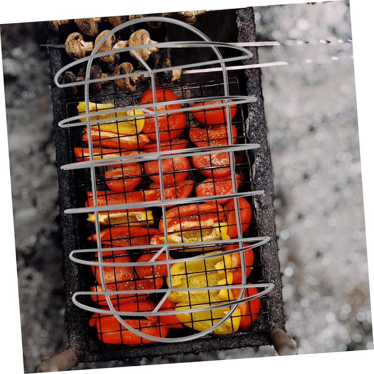 Professional Grates - BBQ - Barbecue - Sparerib Rack - Rib Rack - Spareribs Holder - Clamp Grate - Grill Clamp - Clamp Grates - Barbecue Grates - Barbecue Accessories - Barbecue Tools - Practical - High Quality - Very Suitable for Professional BBQ - Image 3