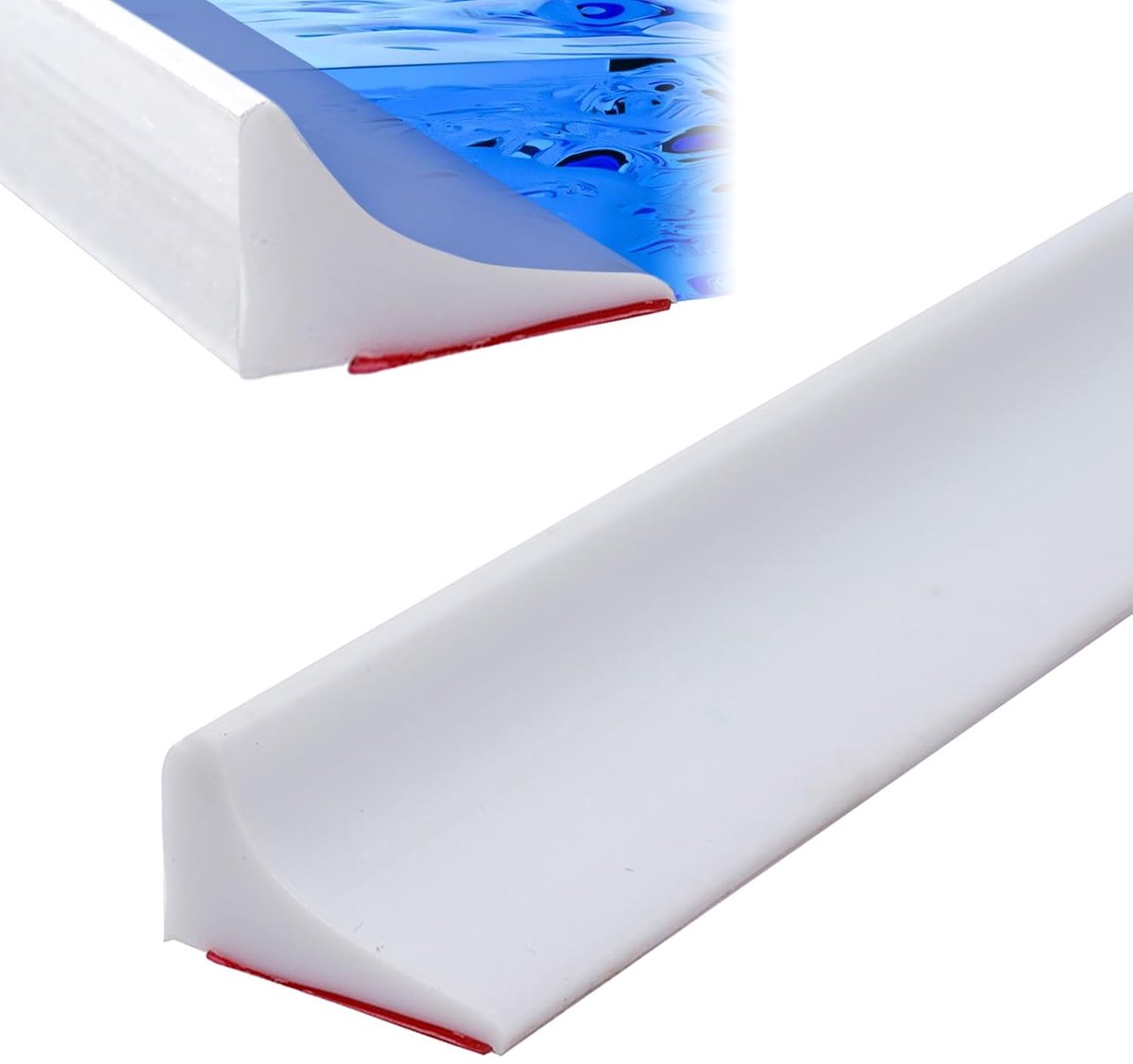 Silicone water stopper - Shower water blocker - 200 cm - White - Image 1