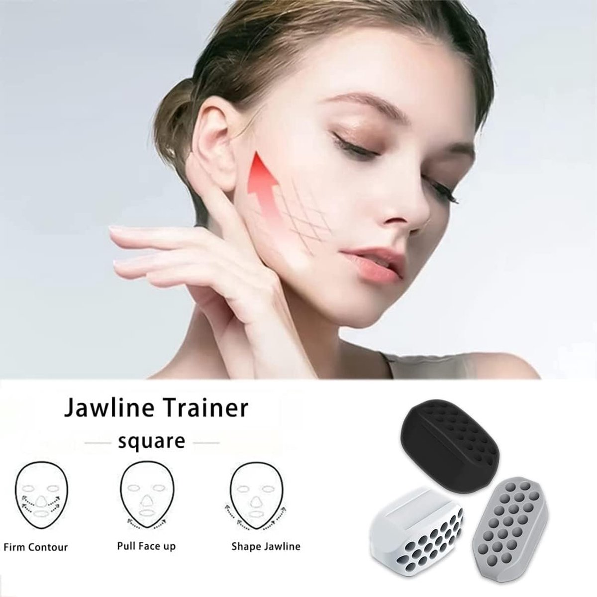 Jaw Trainer - 6 Piece Jawline Trainer - Jaw Training Balls - Jawline Trainer - Jaw Muscle Trainer - Face Trainer - Jaw Exercise - Slim Jawline - Mouth Exercise - Jaw Exercise for Men and Women - Facial Beauty Tool - Image 3