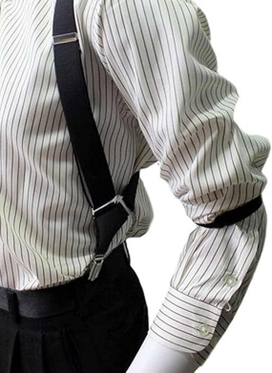 Sleeve Holder - 4 Pairs - Sleeve Holder - Sleeve Holders for Women and Men - Classic - Elastic - Women and Men - Sleeve Holders - Unisex Elastic Bracelets - Adjustable Shirt Sleeve Holders - Anti-Slip Bracelet - Multicolor - Image 2