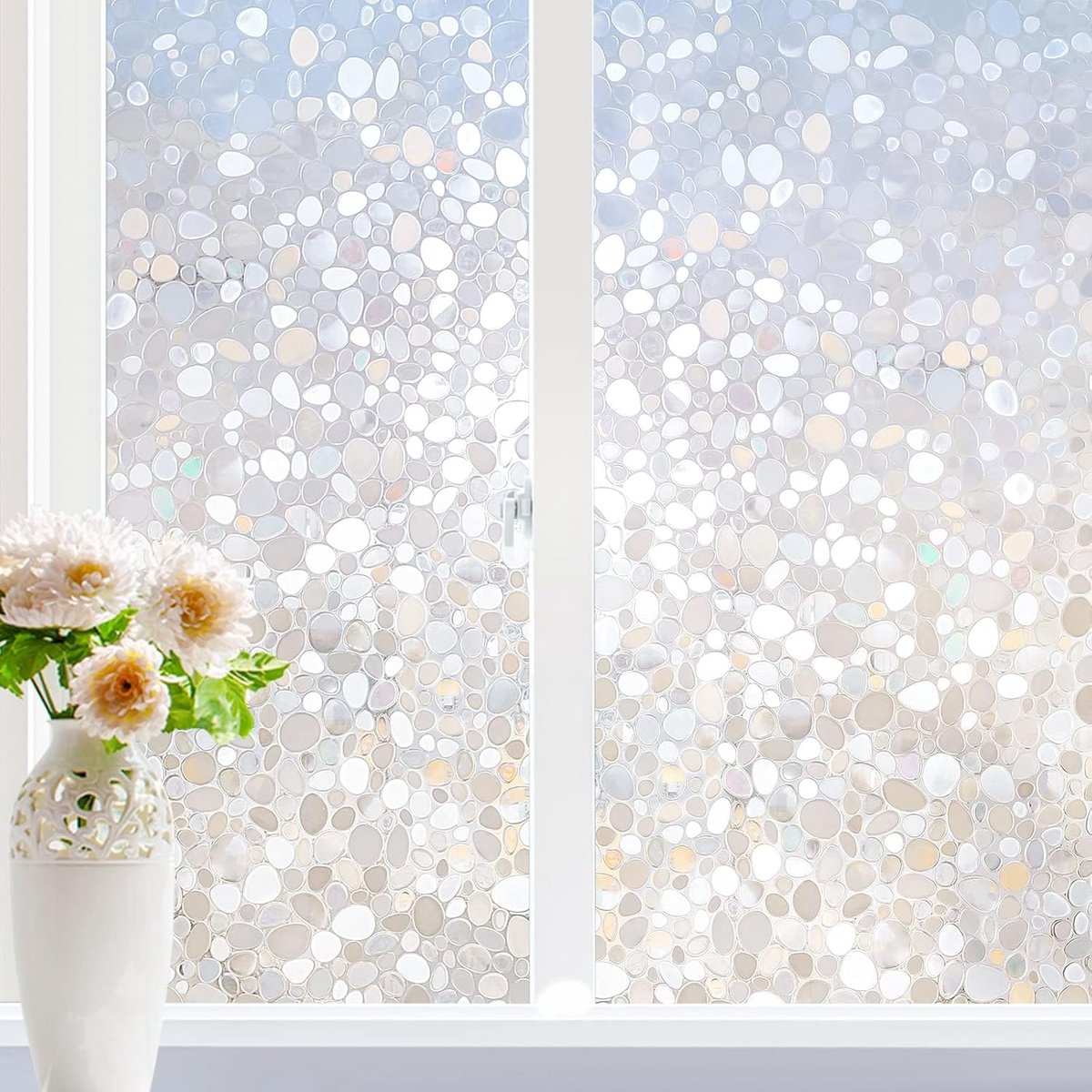 Window film - 50x200cm - privacy window film - stained glass window film - Privacy - Decorative film - static window film - Self-adhesive - Stained Glass - window film - 3D Effect - Image 1