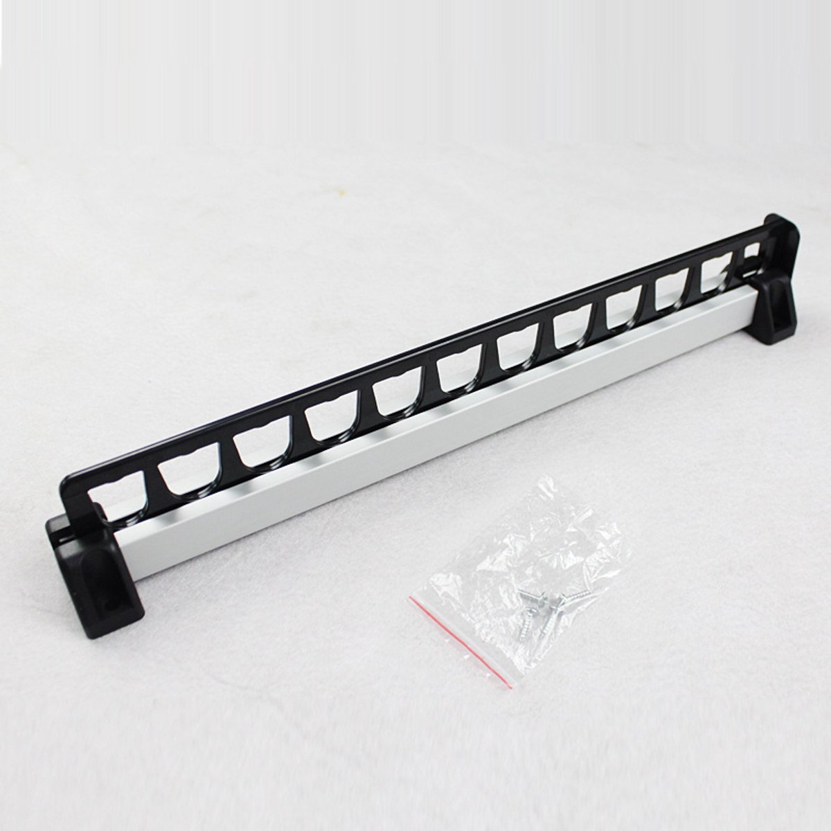Extendable Clothes Rail - Adjustable Clothes Rail - Telescopic Extendable Clothes Rack - Extendable Clothes Rail - Adjustable Clothes Rail - Clothes Hanger - Metal Wardrobe Rail - Wardrobe Rack - extendable clothes rail - 315*42*50 mm - black - Image 3