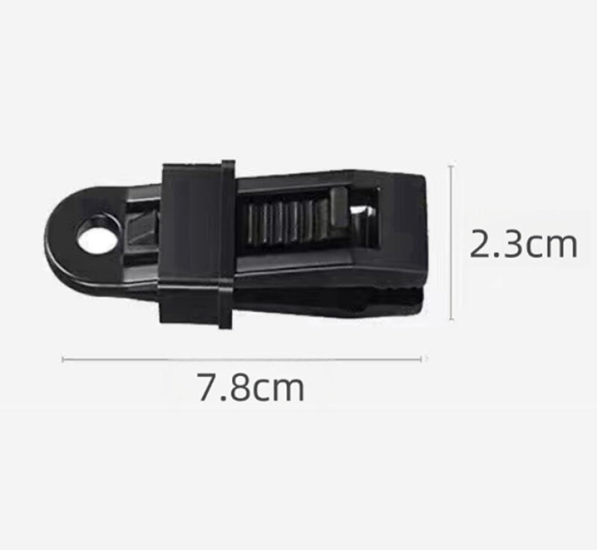 20 pieces - Tent clamps - Tarpaulin clips - Tent clip - tent clip awning clip - camping awning clip - crocodile clips - tarpaulin clip tarpaulin clip - for swimming pools, canopies, caravan awnings, car covers, outdoor tents, canopies and covers - 7.8*2.3 - Image 5