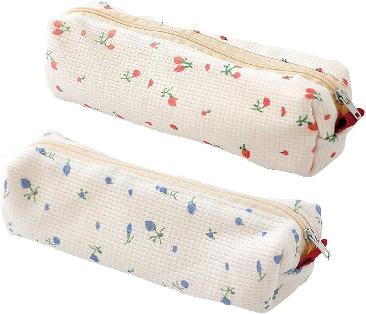 2-Piece Pencil Case - Pencil Case - Cute Pencil Case for Kids - Pencil Pouch - Pencil Bag - Pencil Pouch for Boys and Girls - School Pencil Case - Storage Bag - kawaii Pen Pencil Case Bag Holder for Students - Pencil Case for Children and Adults - Back to - Image 1