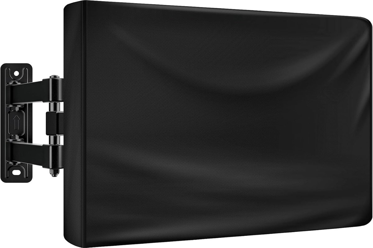 Outdoor TV case 50-52 inch - TV screen protector - waterproof and weatherproof outdoor flat screen case - 210D fabric - 51.2 x 5.9 x 32.6 inches - black - Image 1