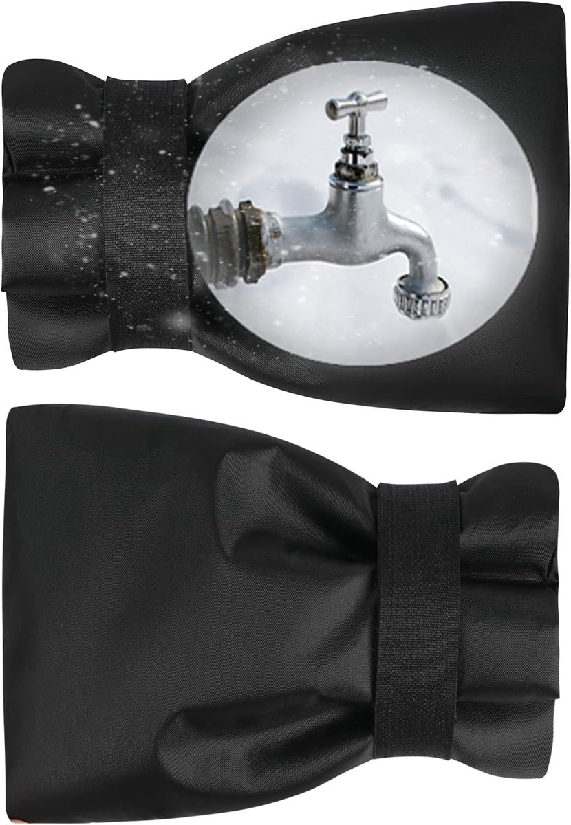 2 Pieces Frost Protection Cover - Frost protection cover for tap - Tap Freeze Cover - Frost-free Outdoor Tap Protection Cover - Outdoor Tap Covers - Frost Protection - Outdoor Tap Cover - Frost Protection for Facade Taps - Frost Cover - Anti-frost - Water - Image 1