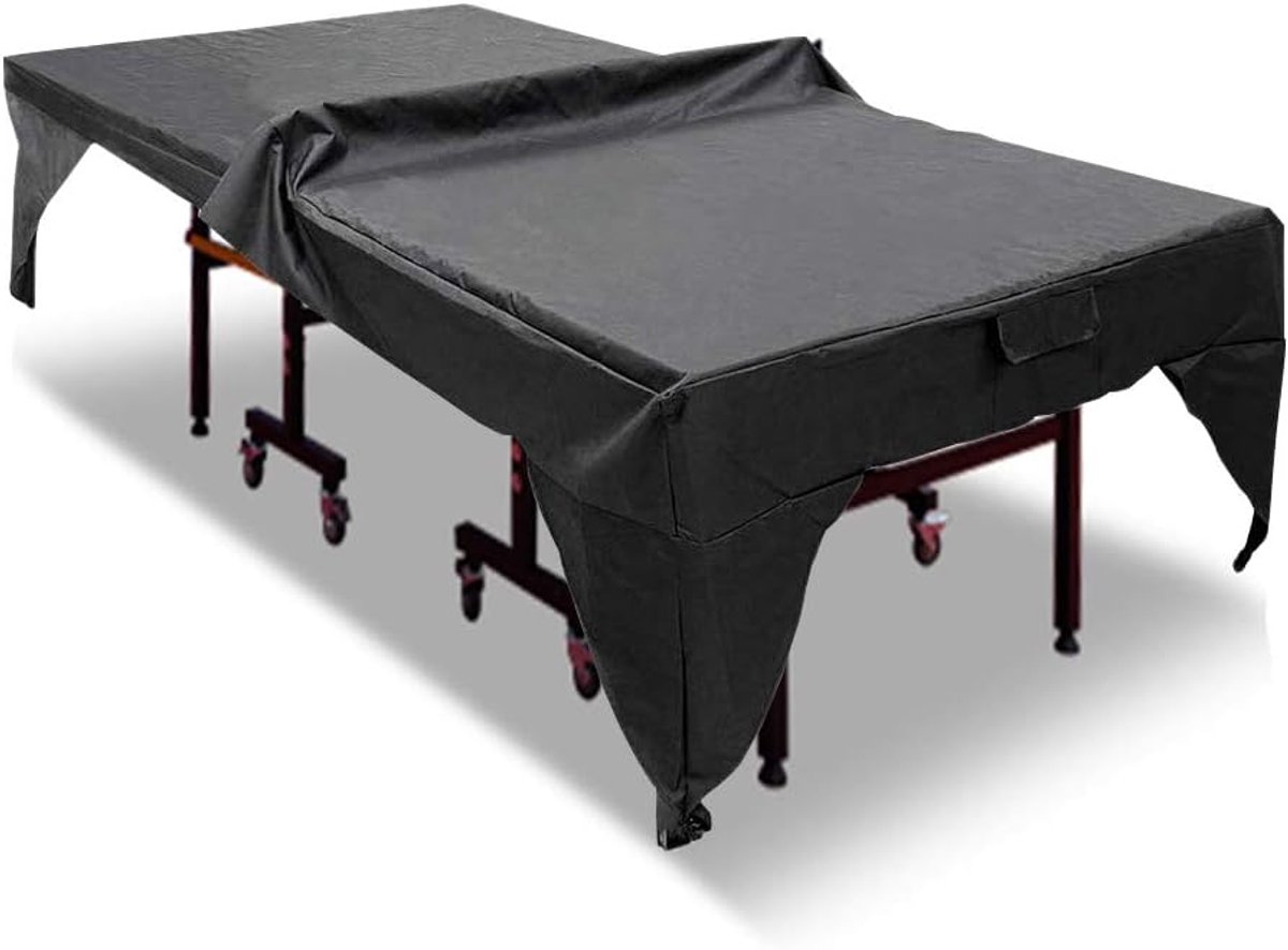 Table tennis table cover - Protective cover for table tennis table - Outdoor table tennis cover - Waterproof - Dustproof - Robust - Table tennis cover - Protective cover for folding table - Indoor and outdoor table tennis table cover - Ping pong table - B - Image 1