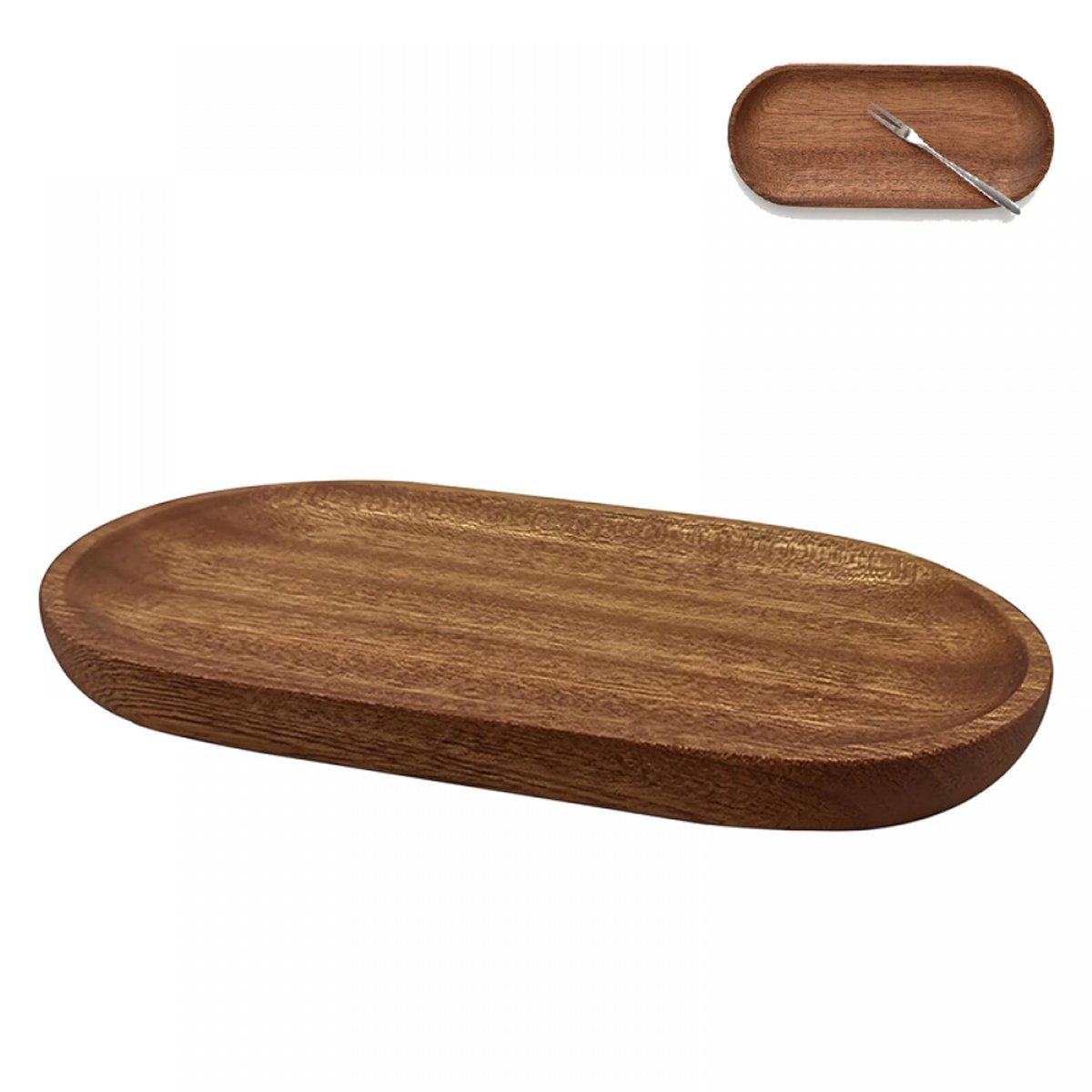 Cutlery Holder - 18*10 cm - Tray - Kitchen Spoon Holder - natural retro wooden kitchen spoon holder - kitchen utensil holder - wooden plates - wooden pallets - for the countertop - for spatulas, spoons, tongs and other kitchen utensils - brown - Image 1