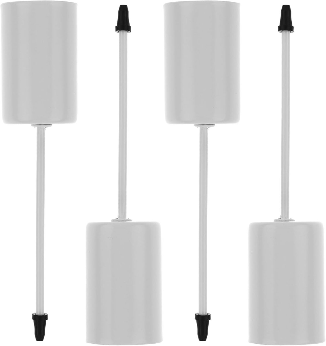 4 pieces - Candle holder - candle holder - candlestick - Christmas wreath candle holders - metal candlestick - Christmas decorations - home decoration - candle accessories - 2.5*2.5*11 cm - white - Image 1