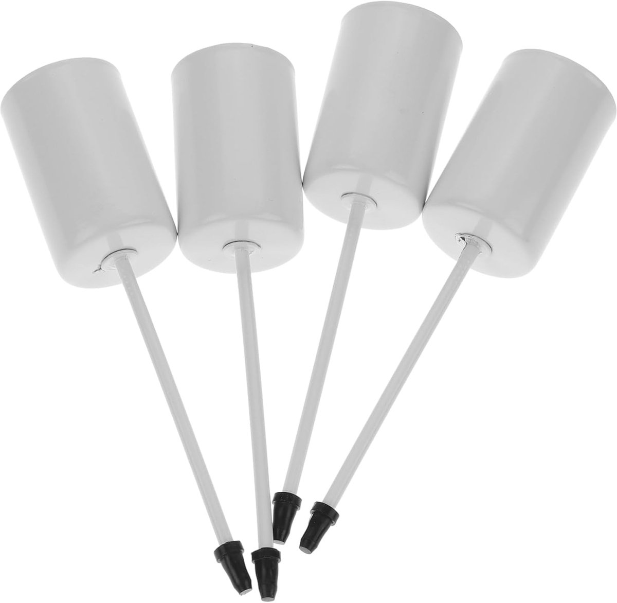 4 pieces - Candle holder - candle holder - candlestick - Christmas wreath candle holders - metal candlestick - Christmas decorations - home decoration - candle accessories - 2.5*2.5*11 cm - white - Image 3