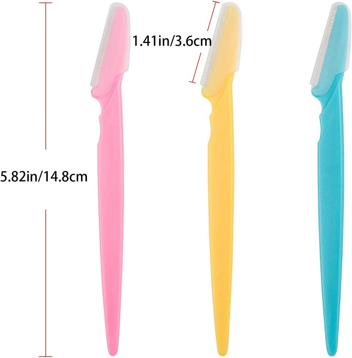 6 pieces eyebrow trimmer - eyebrow blade - Facial Safety Eyebrow Razor - razor blades - Exfoliating dermaplaning tool for women and men - blades - facial razor blades - Image 2