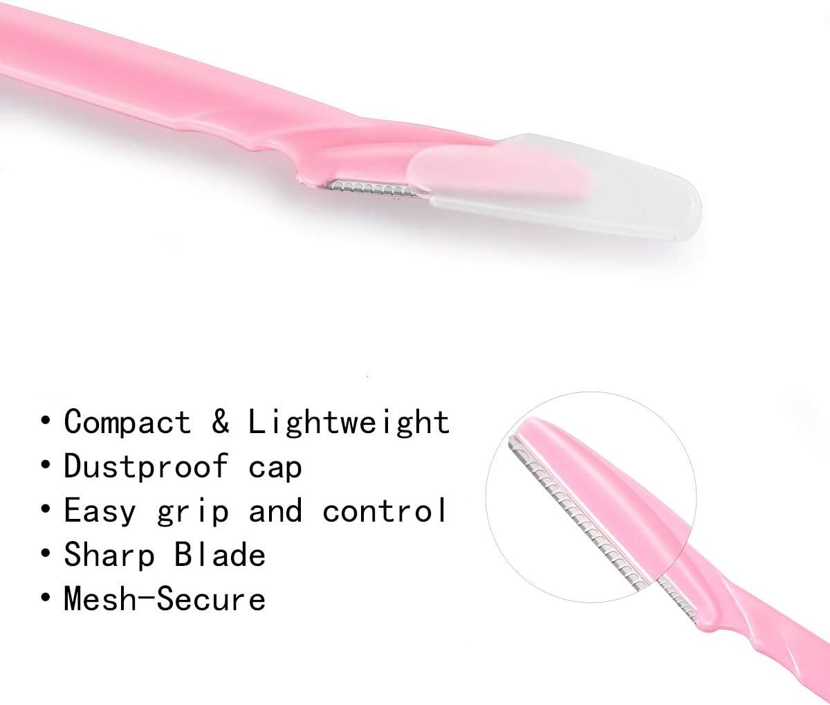 6 pieces eyebrow trimmer - eyebrow blade - Facial Safety Eyebrow Razor - razor blades - Exfoliating dermaplaning tool for women and men - blades - facial razor blades - Image 3