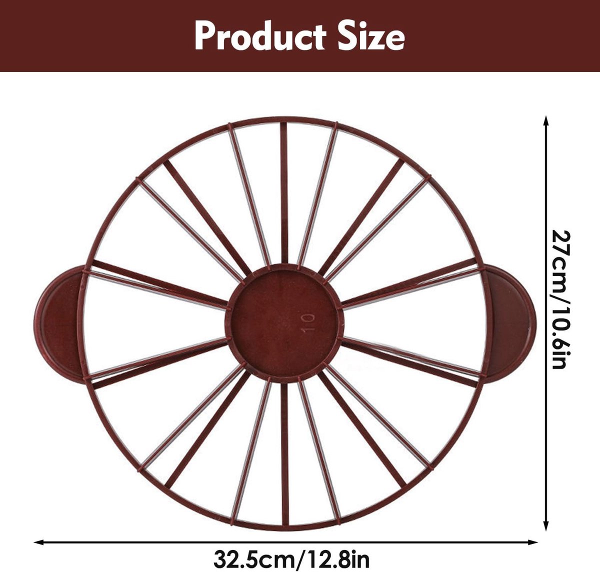 Cake divider - Round cake cutter and cake divider - cheesecake cutter - cake cutter - kitchen tools - Baking supplies - Adjustable - Brown - Image 3