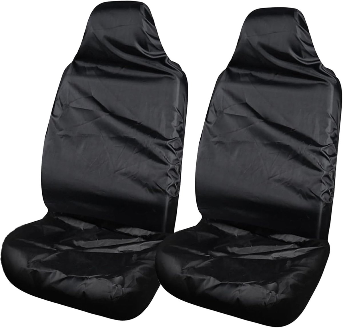 2 pieces - Car seat covers - Seat cover - Universal truck seat cover - Universal car seat covers - Waterproof - Front seat cover - dust cover - with storage bag - 138*56 cm - black - Image 1