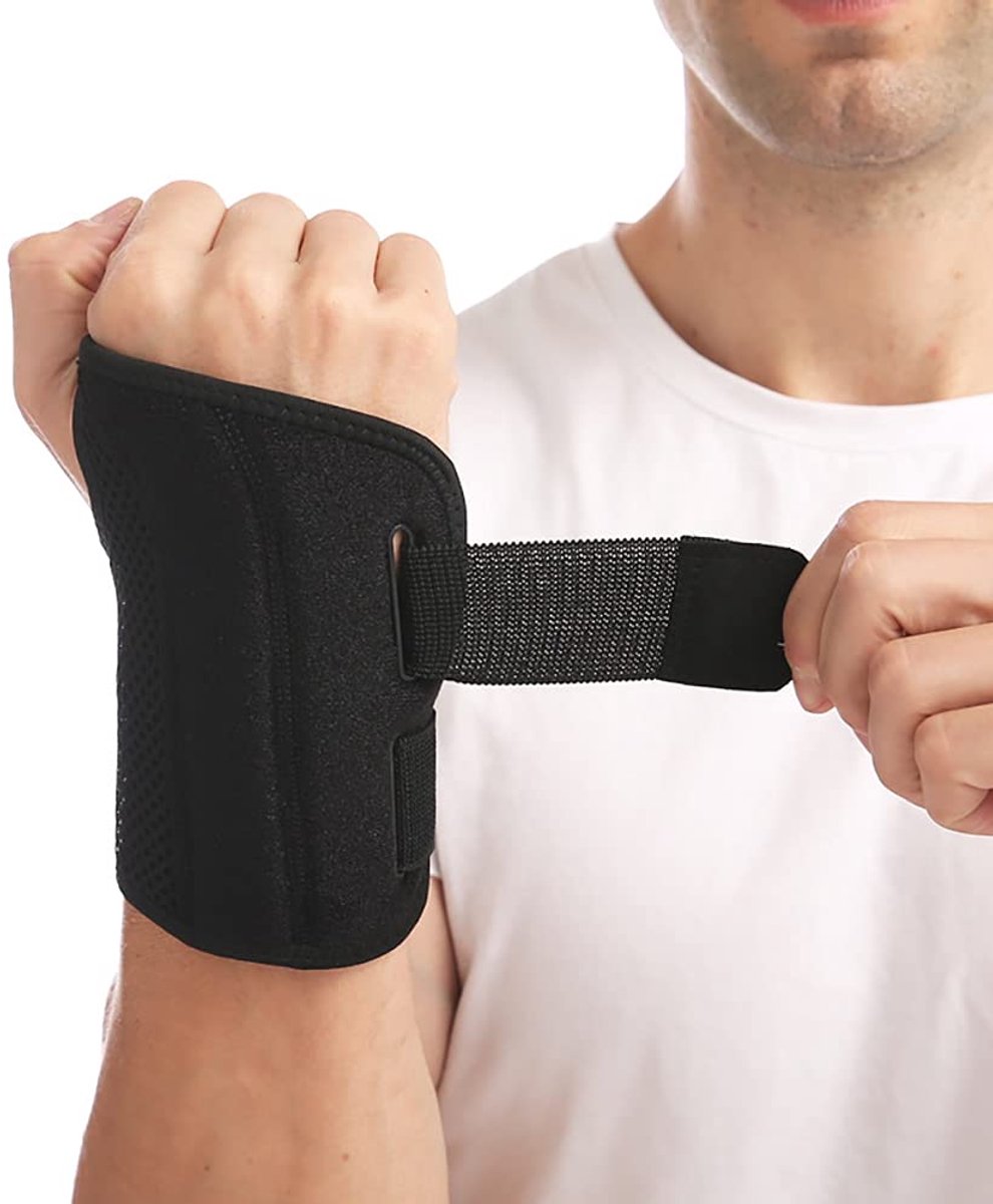 1 Pair Wrist Brace - Night Sleep Wrist Brace - Wrist Bandage - Wrist Reinforcer - Applicable wrist circumference less than 22 cm - Wrist Protection - Adjustable - cushioned support for pain relief in the carpal tunnel, tendinitis, and arthritis - Image 4