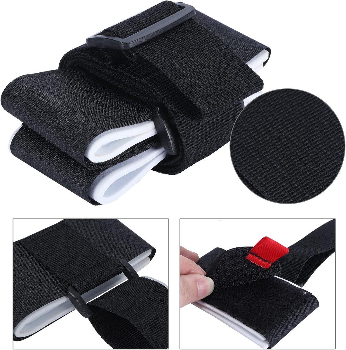 2 x Adjustable Ski Carrier - ski carrier straps - Ski accessories - Snowboard straps - Ski carrying strap - Winter sports ski carrying strap - Ski straps - Sled straps - Portable ski straps - Winter sports - for children and adults - Image 5
