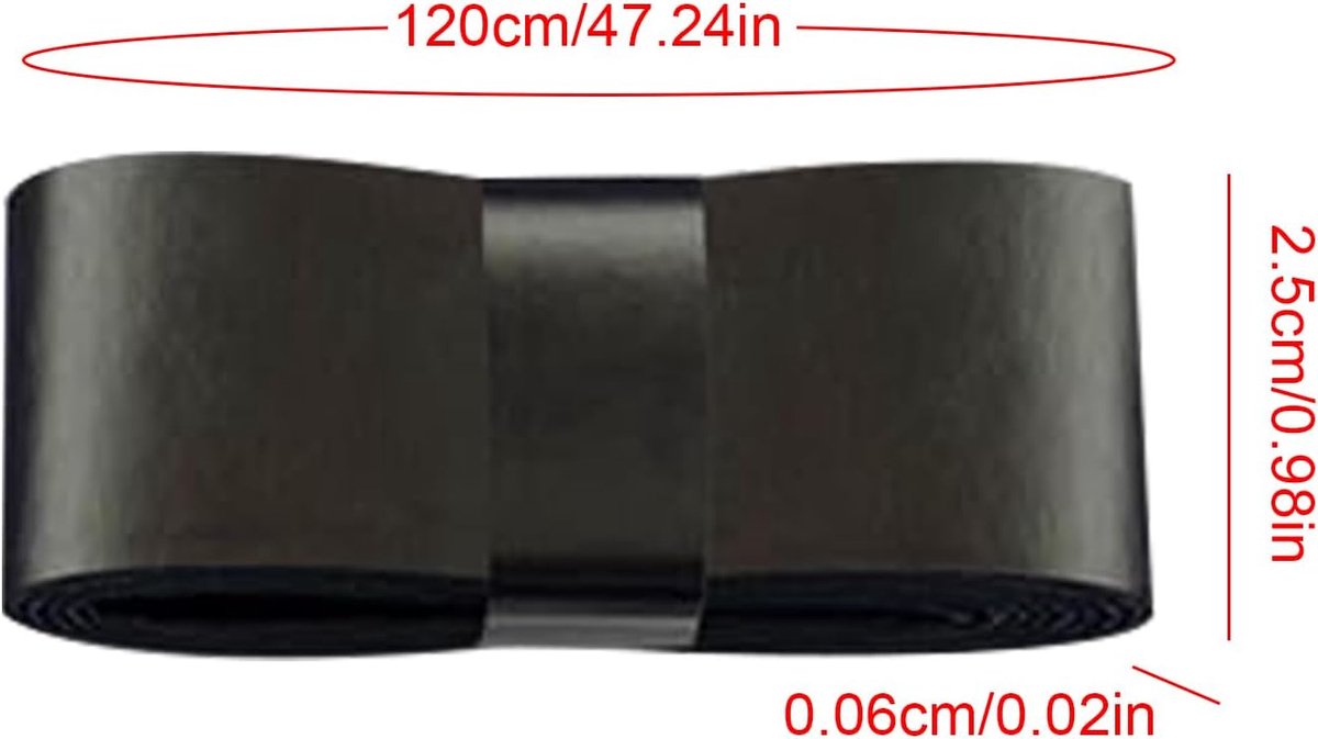 10 pieces - Racket grips - Racket Grip Tape - Badminton grip tape - Tennis racket grip tape - anti-slip grip tape for tennis rackets - replacement overgrip - sports accessories - for tennis rackets, tennis, squash - 1200*25*0.6mm - black - Image 5