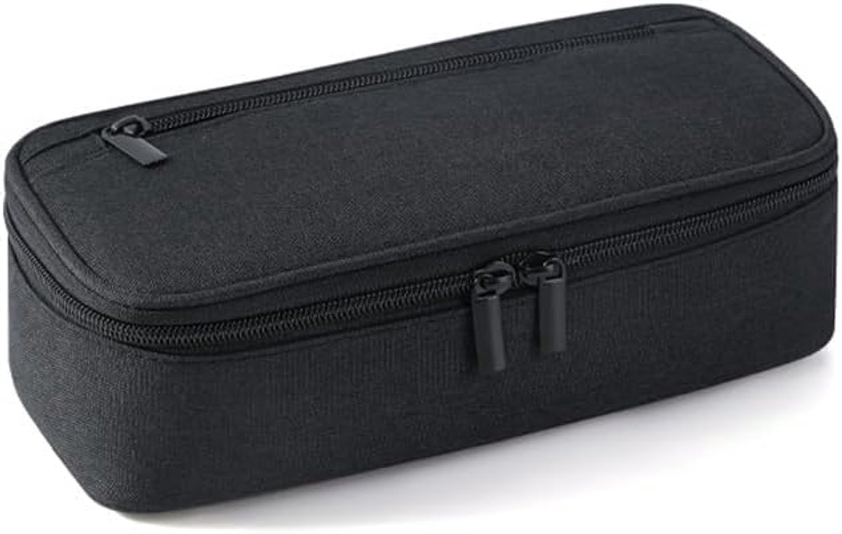 Pencil case - Pencil case - 23*11*6 cm - Large case - Pencil pouch - Pencil bag - School case - Storage bag - highlighter case - portable office supplies case - school supplies - Oxford fabric case - for students, boys, girls - black - Image 1