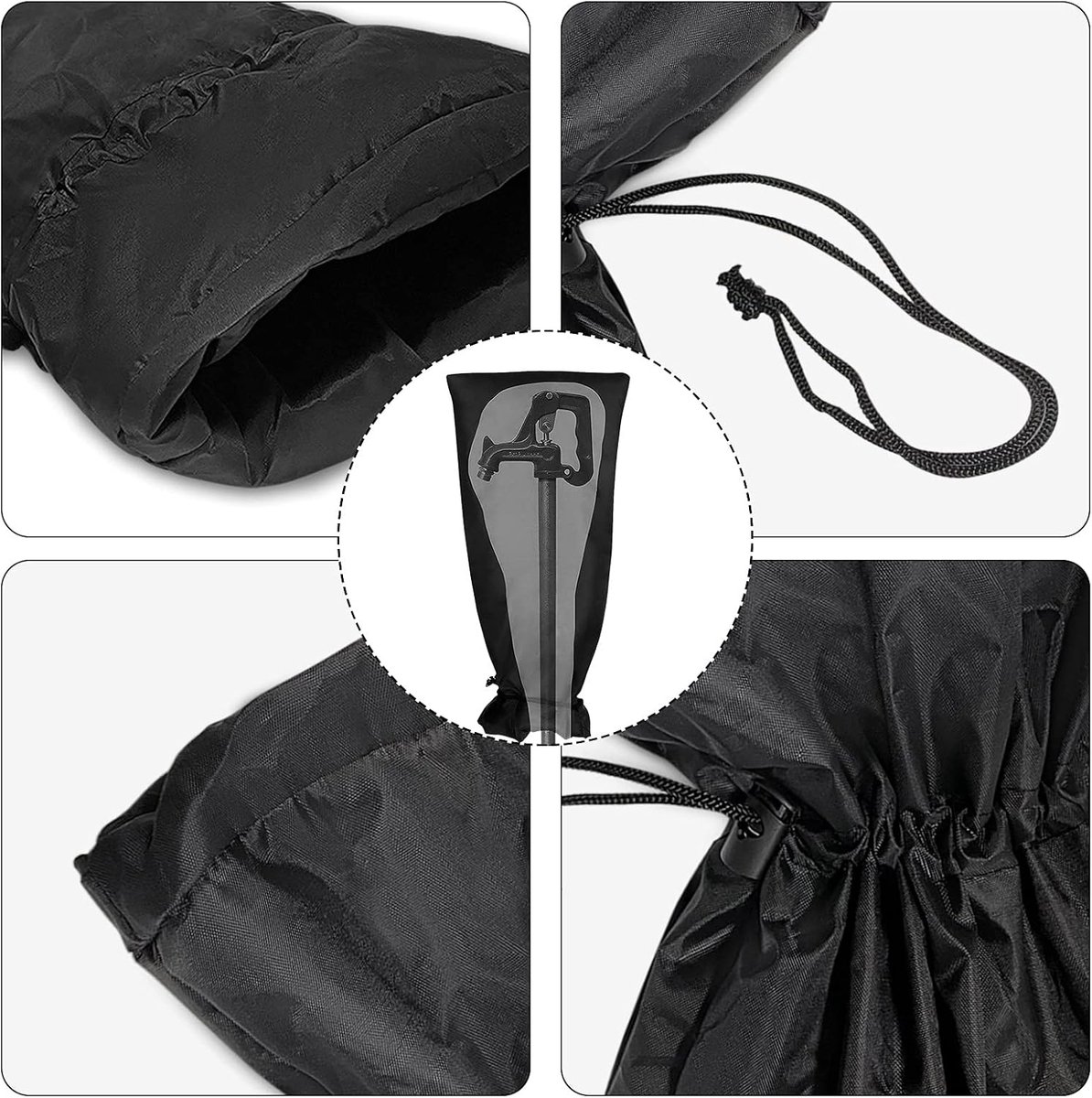 Frost Protection Cover - 51 × 20cm - Frost protection cover for tap - Tap Freeze Cover - Frost-free Outdoor Tap Protection Cover - Outdoor Tap Covers - Frost Protection - Outdoor Tap Cover - Frost Protection for Facade Taps - Frost Cover - Waterproof reus - Image 4