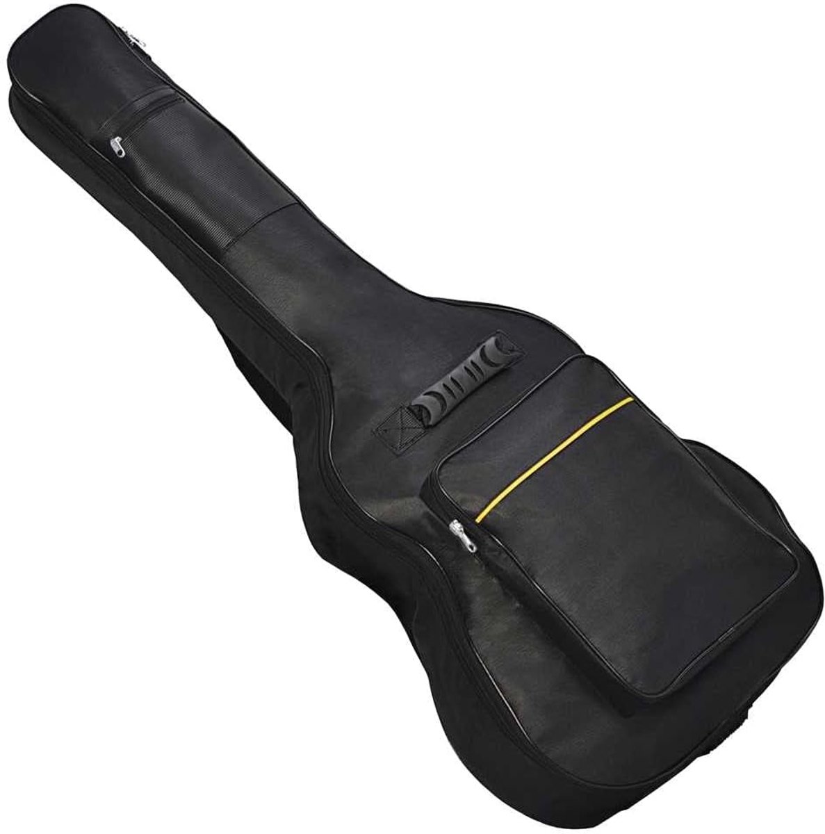 Classic guitar case - Acoustic guitar case - Backpack with exterior pocket and handles - Guitar backpack - Guitar case - Padded - Waterproof - For electric guitars - Black - Image 1