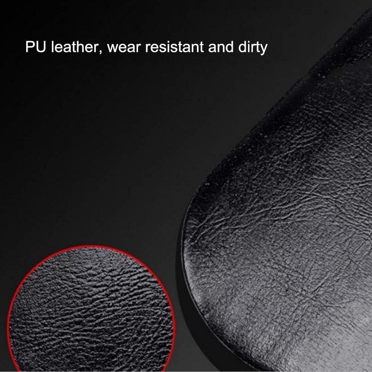 Rear bicycle cushion - with a pair of bicycle pedals - black PU rear saddle - mountain bike back cushion - wide soft cushion - comfortable bicycle cushion - bicycle accessory - for school, sports, trail riding - 30*15*3.5 cm - black - Image 4