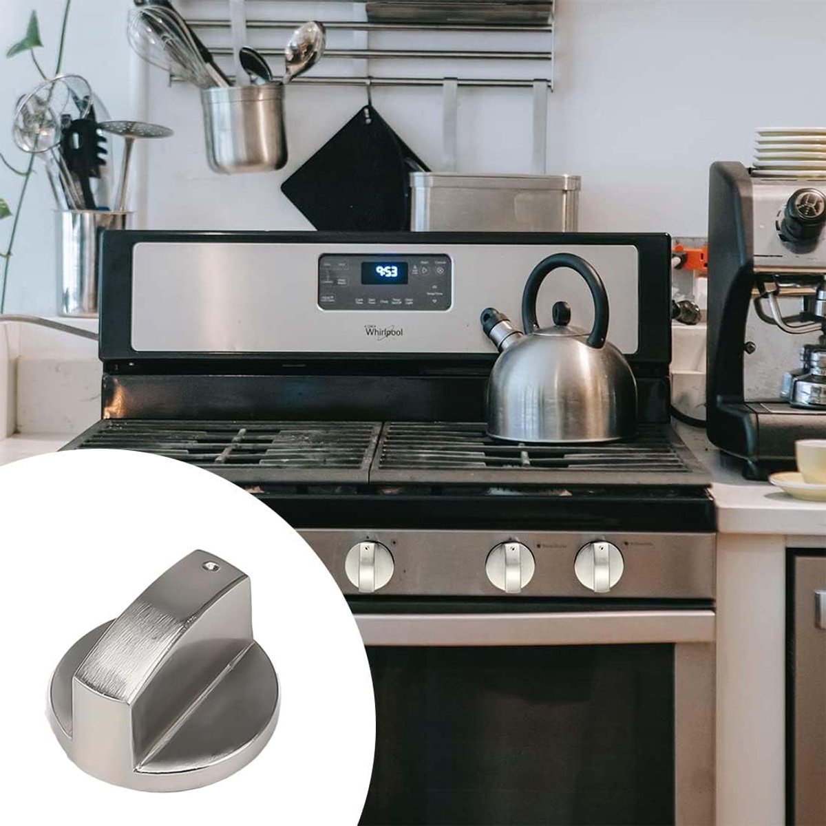 Oven Knobs - 6 Pieces Hob Knob - 6mm Knob Cover - Universal Knob Set for Gas Hob - Universal Gas Stove Hob Oven Knob Set - Knobs for Hob, Gas Stove and Oven - Precise Oven Temperature Control Knob - Image 6