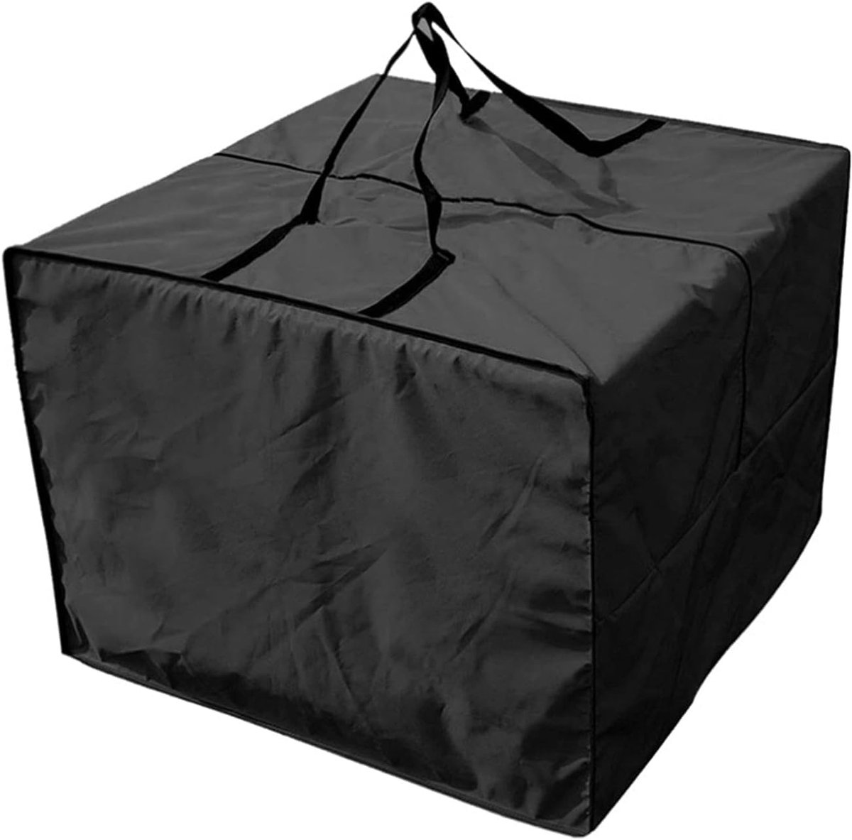 Storage bag - Furniture cover - Garden furniture cover - Storage bag for seat cushion - Oxford fabric storage bag - Waterproof storage bag - dust cover - with storage bag - with zipper, handles - for garden furniture, clothing, cushions - 81*81*61 cm - bl - Image 1