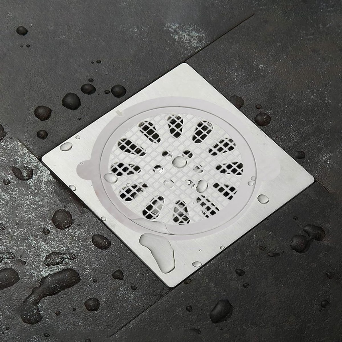 Shower drain strainer - 30 Pieces - Sink strainer - shower drain sticker - Sink strainer - Drain strainer - Sink strainer - Universal Hair Filter - Shower Bathroom Hair Catcher - anti-clogging - anti-hair - for Bathroom Drain Balcony Drain Hole - 4.33 inc - Image 3