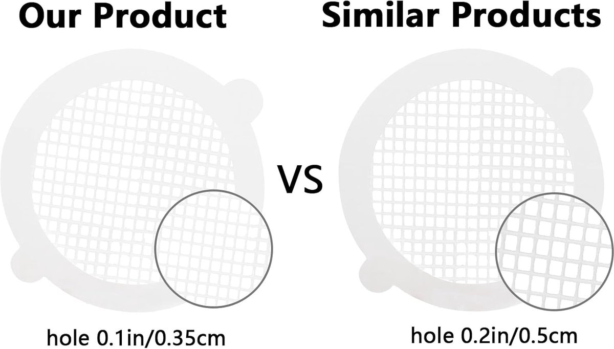 Shower drain strainer - 30 Pieces - Sink strainer - shower drain sticker - Sink strainer - Drain strainer - Sink strainer - Universal Hair Filter - Shower Bathroom Hair Catcher - anti-clogging - anti-hair - for Bathroom Drain Balcony Drain Hole - 4.33 inc - Image 6