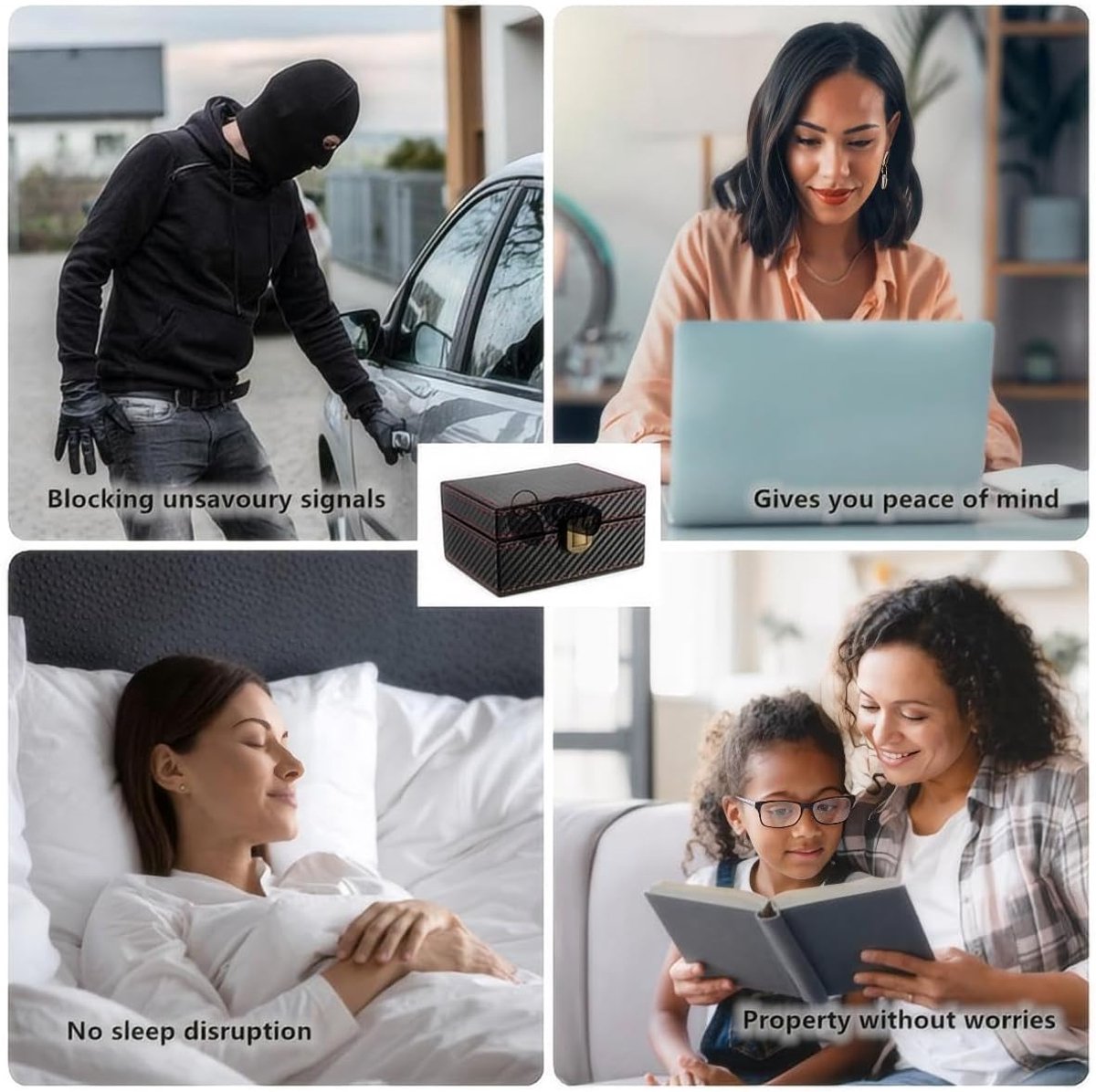 11.5*9*6.2cm - Faraday Box - RFID Anti-Theft Box - signal shielding box - for car keys - signal blocking - signal blocking for car keys - car key safe - anti-theft - anti-tracking - key case - for car security - Image 6