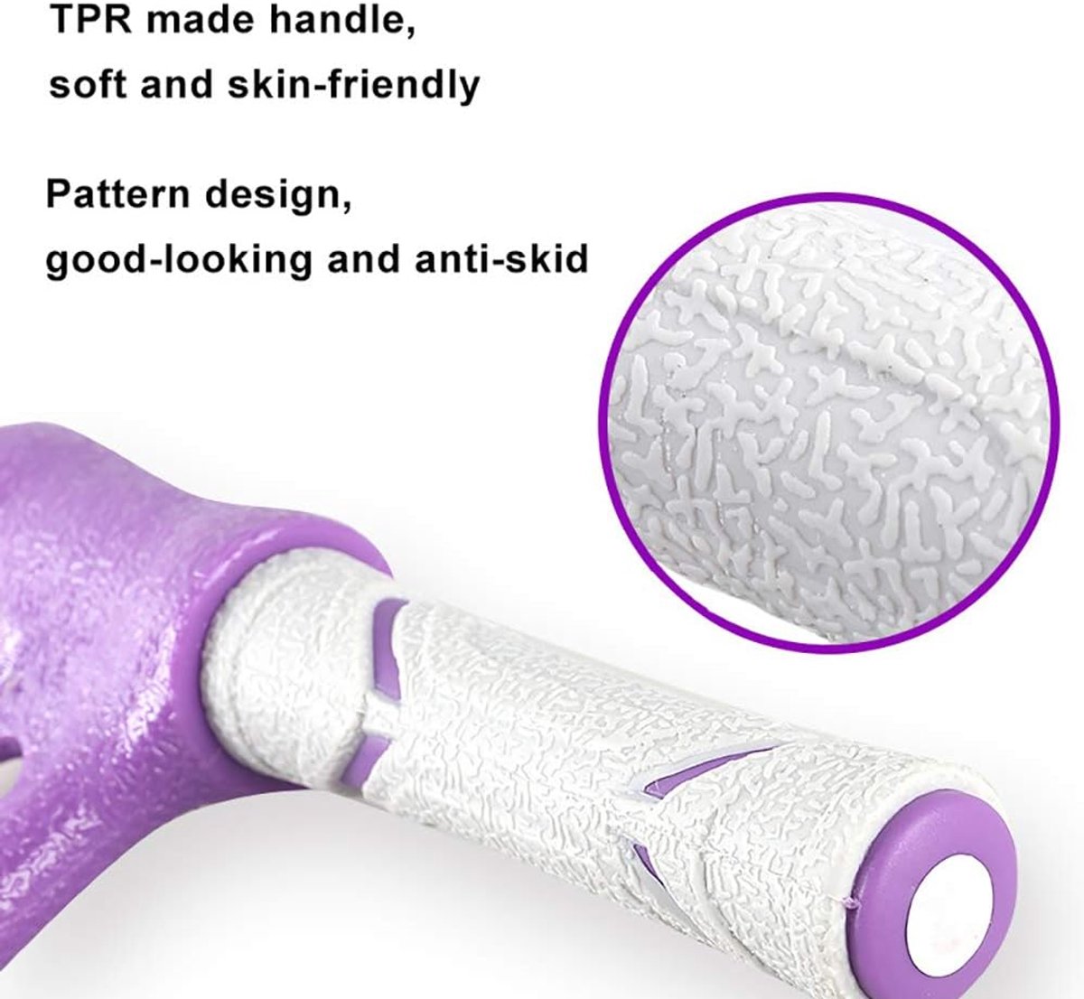Elastic Abdominal Trainer - Fitness Resistance Bands - Ab Trainer - Ab Roller - Ab Wheel - Abdominal Wheel - Resistance Fitness Resistance Pedal Band - Multifunctional Tension Cord - Training Aids - Leg Stretching - Fitness Equipment - Purple - Image 4