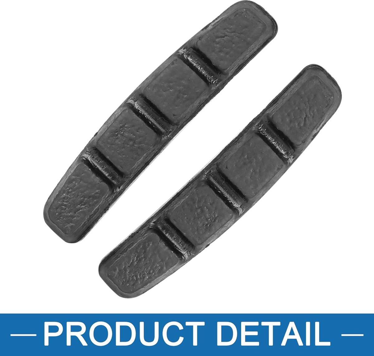 4 pairs - Brake pads - Bicycle brake pads - Bicycle Brake Pad Set - Brake shoe - Replacement brake pads - Brake pads for mountain bikes - Rubber bicycle brake pads - rubber road bike brake boot - bicycle accessories - for bicycles, mountain bikes - 70 mm - Image 4