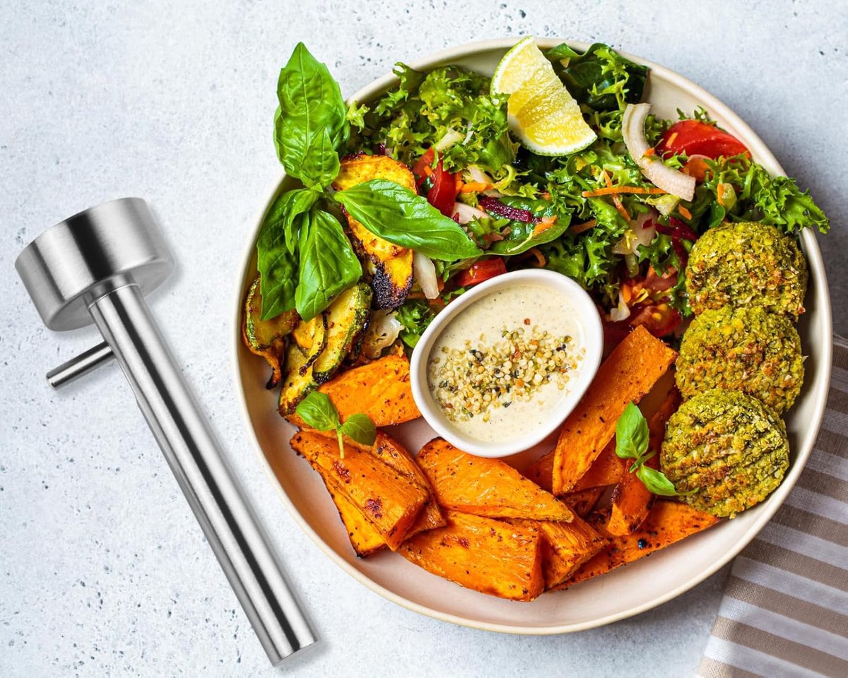 Falafel Scoop - Falafel Portioning Device - Falafel Make - Burger Maker - Meatball Scoop - Stainless Steel Falafel Scoop - Kitchen Utensils - Non-stick Mold - for falafel balls, meatballs - 4.2*13.5 cm - Silver - Image 2