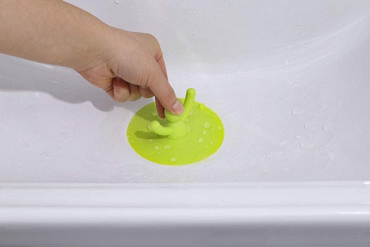 Universal Sink Stopper - Silicone Bathtub Drain Stopper Plug Cover - Bath Stopper with Handle - Baby Bath Stopper - Washbasin Plug - Floor Drains and Sinks - Drain Plug - Universal Bath Stopper - Sink Plug - Bath Plug - Sink Stopper - Drain Plugs - Image 5