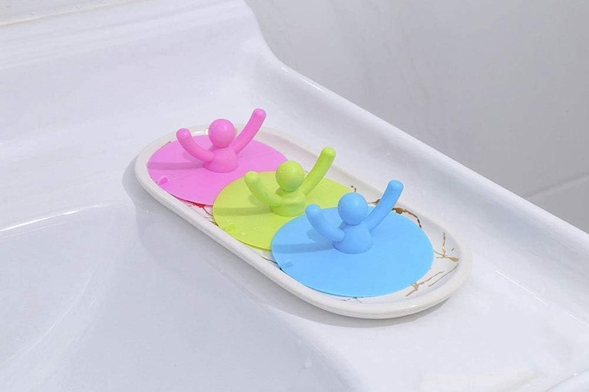 Universal Sink Stopper - Silicone Bathtub Drain Stopper Plug Cover - Bath Stopper with Handle - Baby Bath Stopper - Washbasin Plug - Floor Drains and Sinks - Drain Plug - Universal Bath Stopper - Sink Plug - Bath Plug - Sink Stopper - Drain Plugs - Image 6