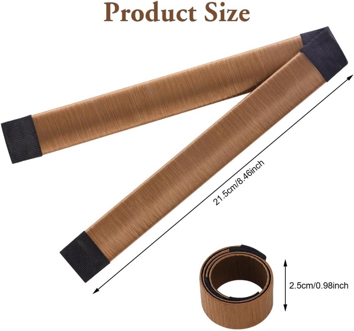4-piece bun maker - Magic hairband - For children and women - DIY styler - Easily create a ballerina hairstyle - Create a perfect bun - Hairband - Bun - Bun maker for long hair - Four different colors - Image 6
