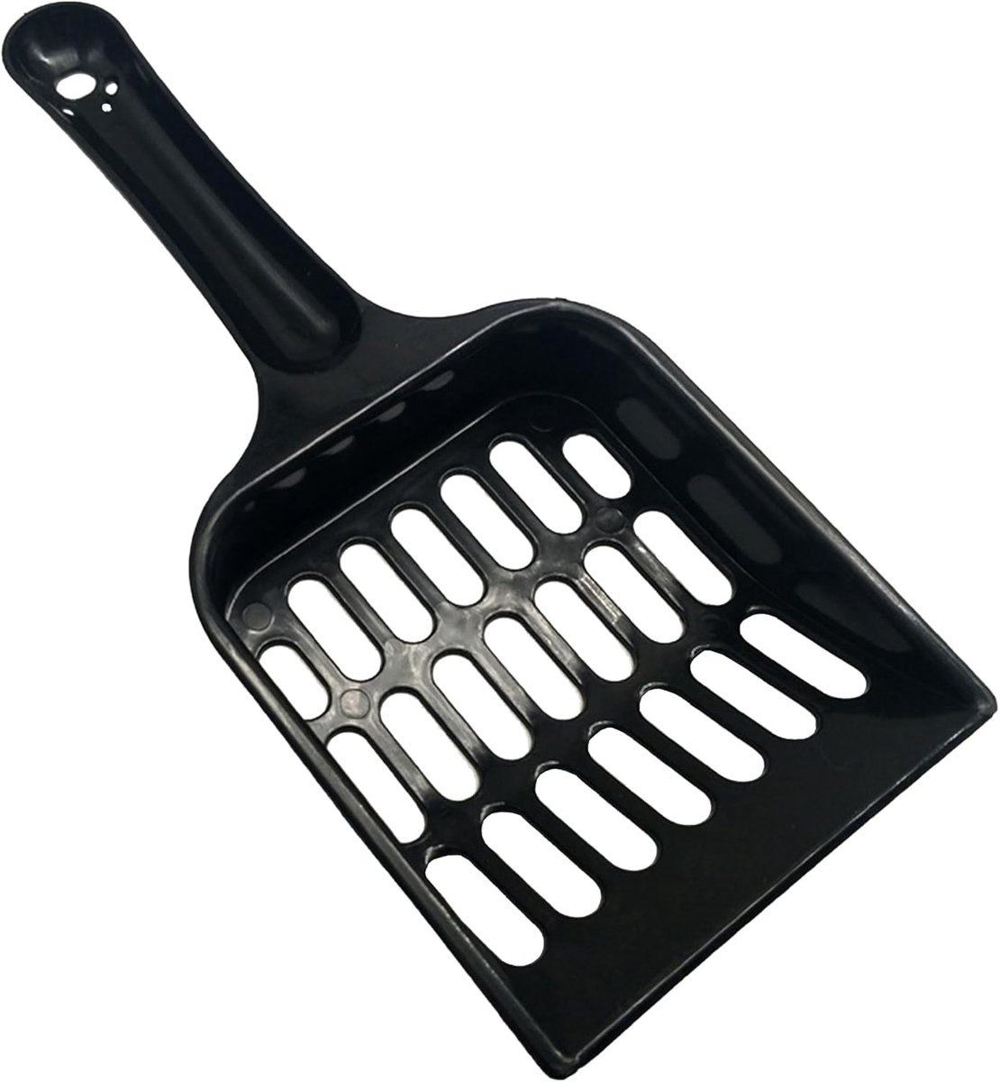 Cat Pellet Scoop (2 Pieces) - Cat Litter Scoop - Black Sieve and Poop Cleaner - Poop Scoop - Pet Litter Box Maintenance - Plastic Shovel - Kitten Scoop for Pine Pellets - Handy Hanging Hole for Quick Storage - 8x3.5inch - Image 3