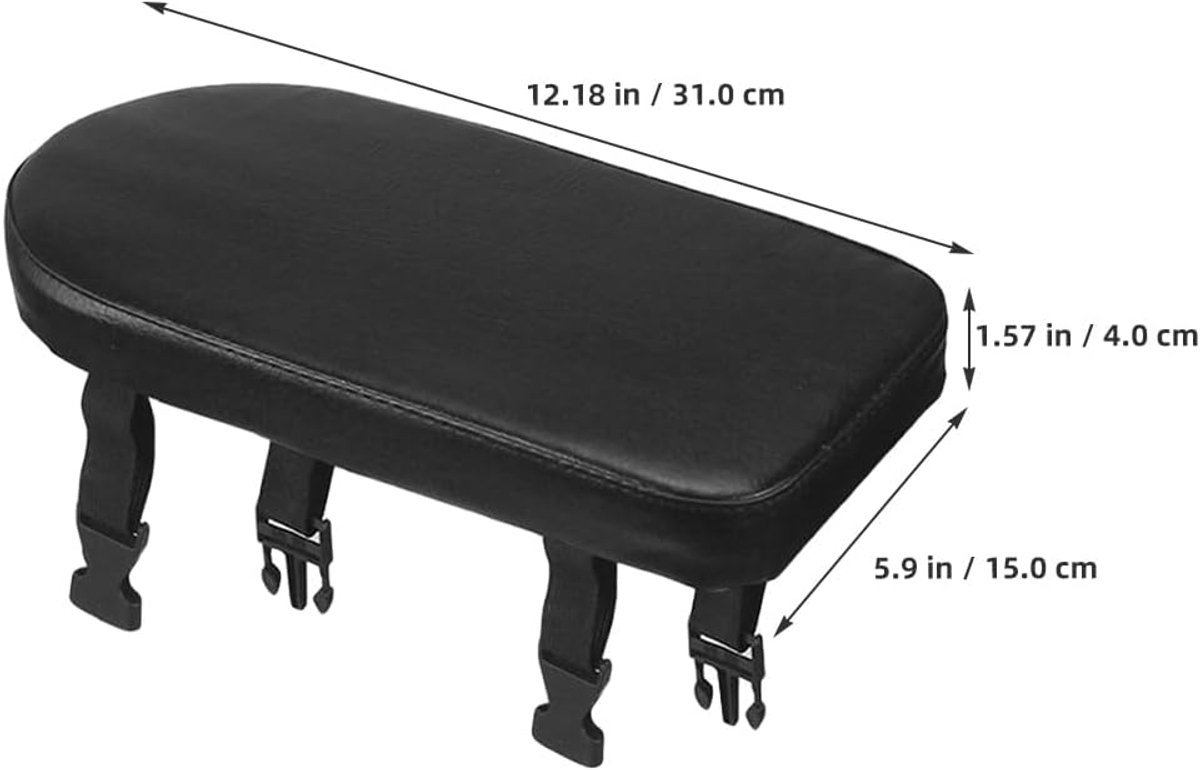 Bicycle Seat - Rear Bicycle Cushion - Luggage Carrier Cushion - Rear Seat Cushion for Bicycles - Replacement Seat Cushion - Bicycle Saddle Accessories - Bicycle Back Seats - Bicycle Accessories - for children and adults - 30*15 cm - black - Image 5