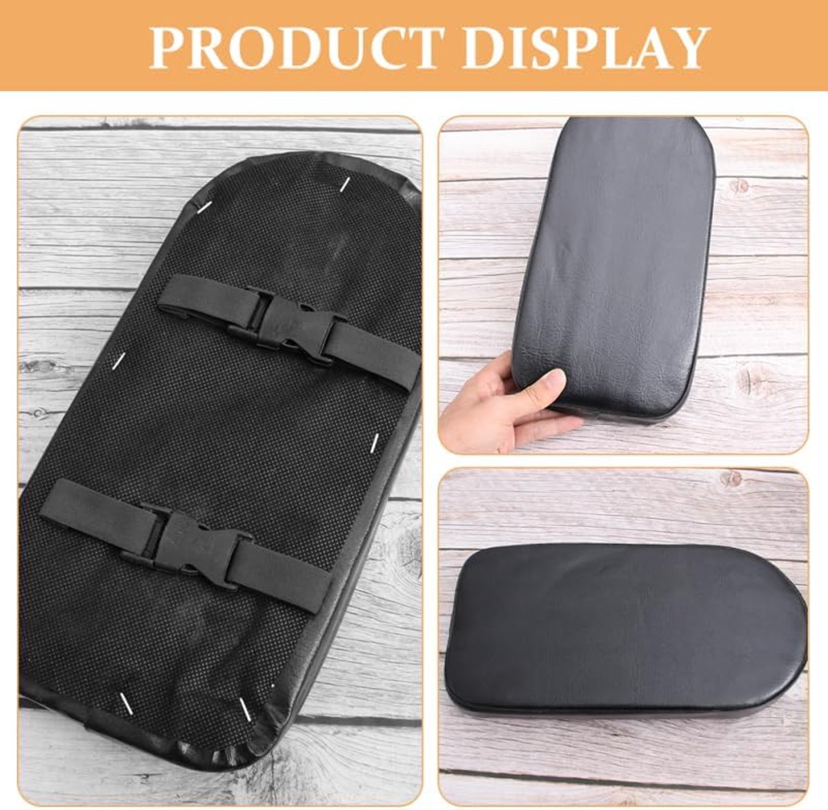Bicycle Seat - Rear Bicycle Cushion - Luggage Carrier Cushion - Rear Seat Cushion for Bicycles - Replacement Seat Cushion - Bicycle Saddle Accessories - Bicycle Back Seats - Bicycle Accessories - for children and adults - 30*15 cm - black - Image 6