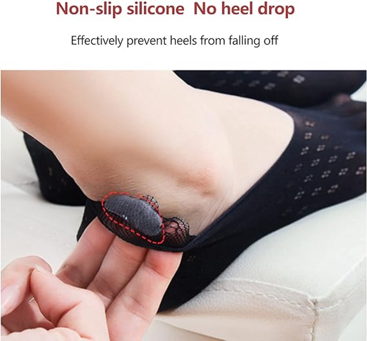 5 pairs - Toe socks - toe socks - No Show - Invisible socks - full toe yoga socks for women - yoga socks - Comfortable Socks - runner toe socks - No Show Low Cut Liner Socks - 5 colors - Image 4