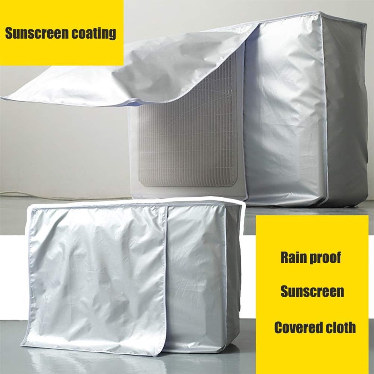 Air Conditioner Cover - Air Conditioner Cover Outdoor Unit - Outdoor Winter Cover - Dustproof - Frost-Resistant - Air Conditioning Covers - Air Conditioner Cover - Durable and Waterproof - Air Conditioner Protective Cover - Universal Air Conditioner Prote - Image 6
