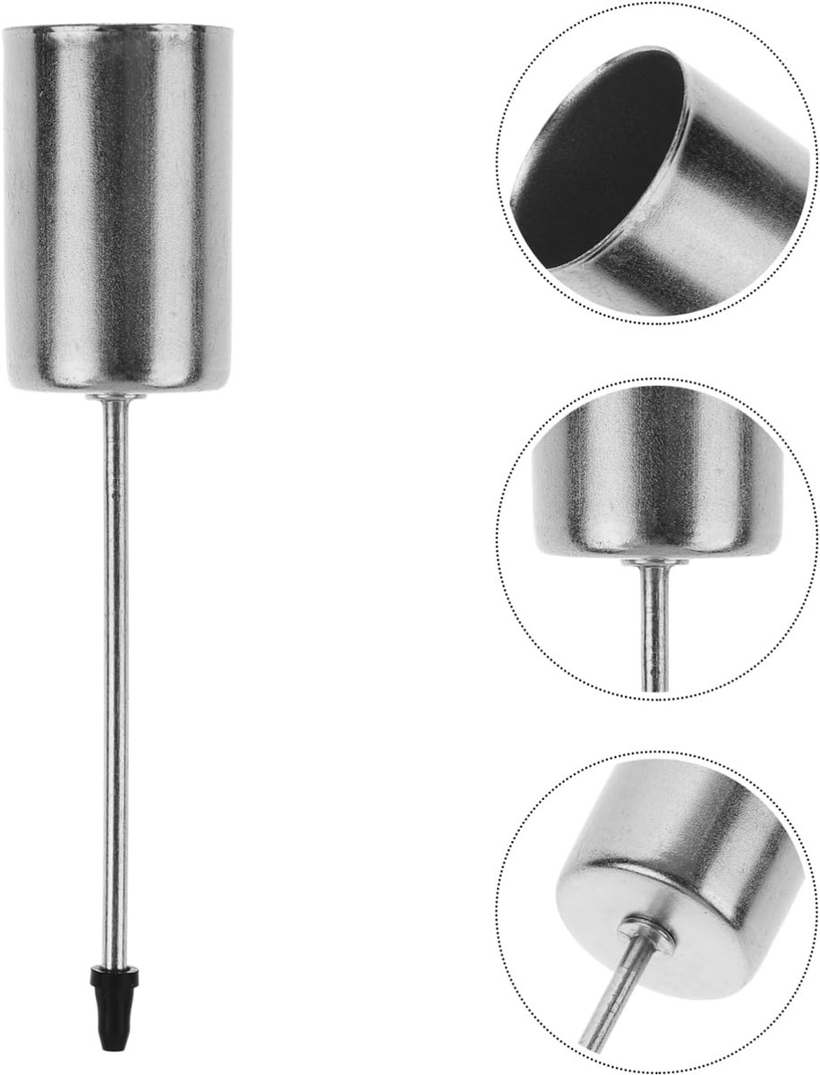 4 pieces - Candle holder - candle holder - candlestick - Christmas wreath candle holders - metal candlestick - Christmas decorations - home decor - candle accessories - 2.5*2.5*11 cm - silver - Image 6