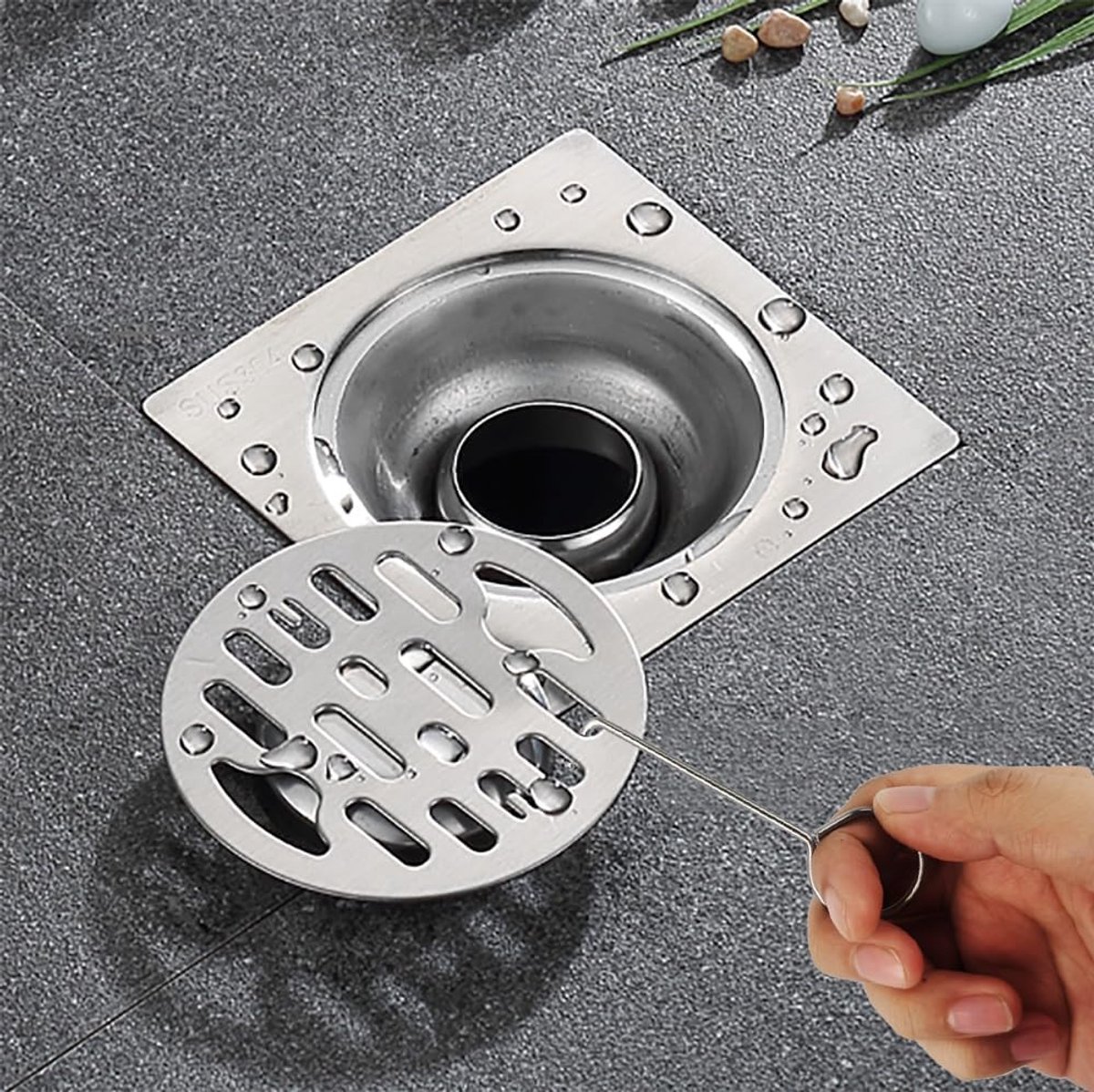 pieces - Drain Wrench - Drain Hook - Lifting Hook - Hook - Stainless Steel Drain - Drain Wrench Hook - Removal Tool - for Shower Drains, Drain Grate, Drain Hair Catcher, Daily Cleaning - 88*28 mm - Silver - Image 6