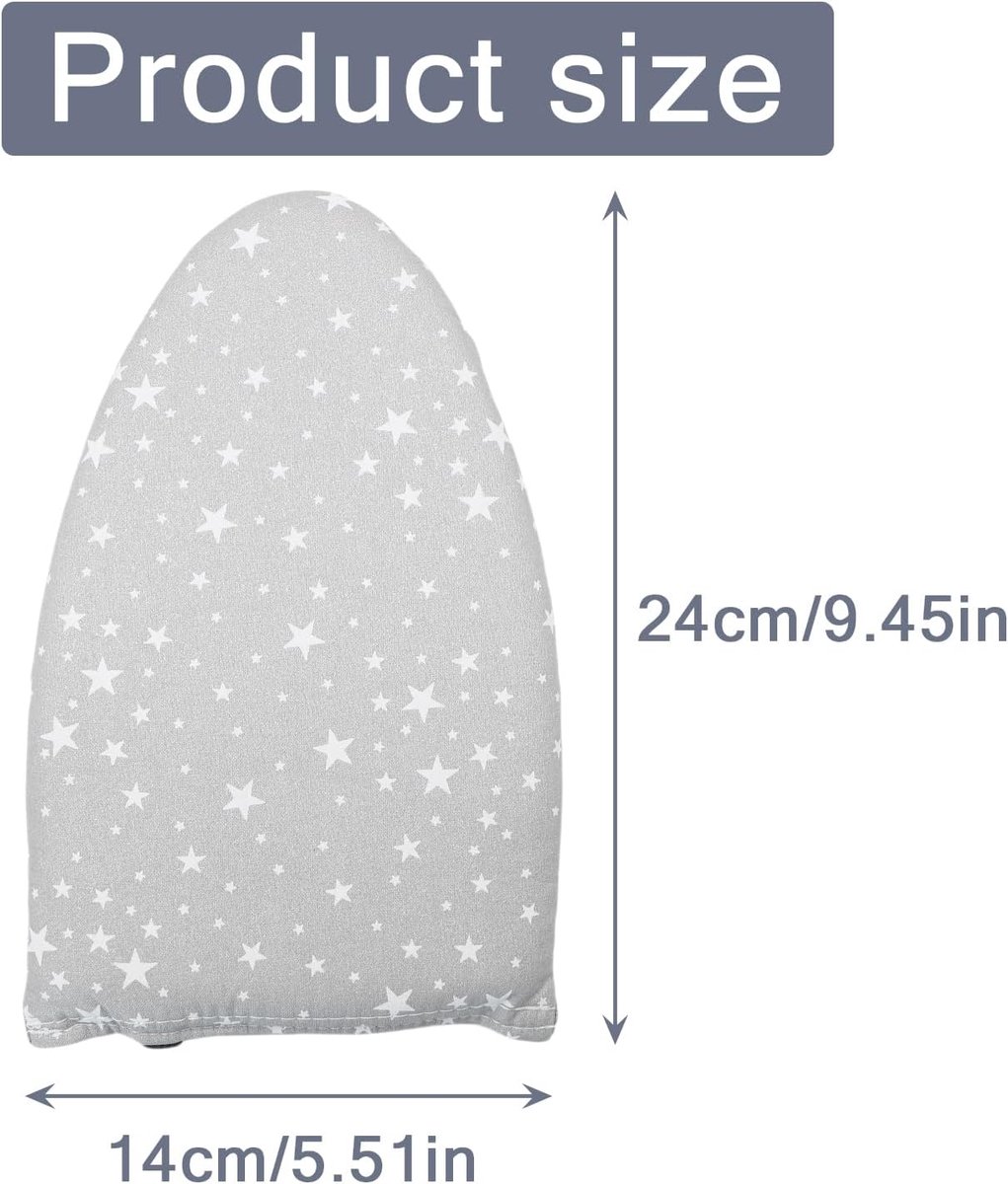 1 piece - Handheld ironing board - Steam glove - Steam ironing glove for clothing - Ironing tool - steam glove for ironing board with finger loop - mini ironing board - ironing board - ironing pad - 24*14 cm - grey - Image 2