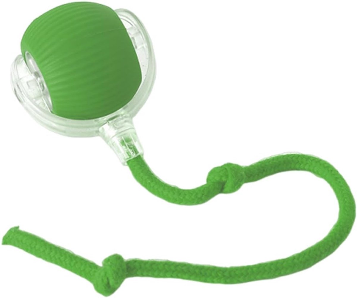 Electric Cat Ball Toy - Cat Toys - Electric Toy Ball - Pet Toys - Smart Toy Ball - Automatic Rolling Cat Ball - Interactive Cat Toy - Rechargeable - Cat Ball for Play and Interaction - Green - Image 6