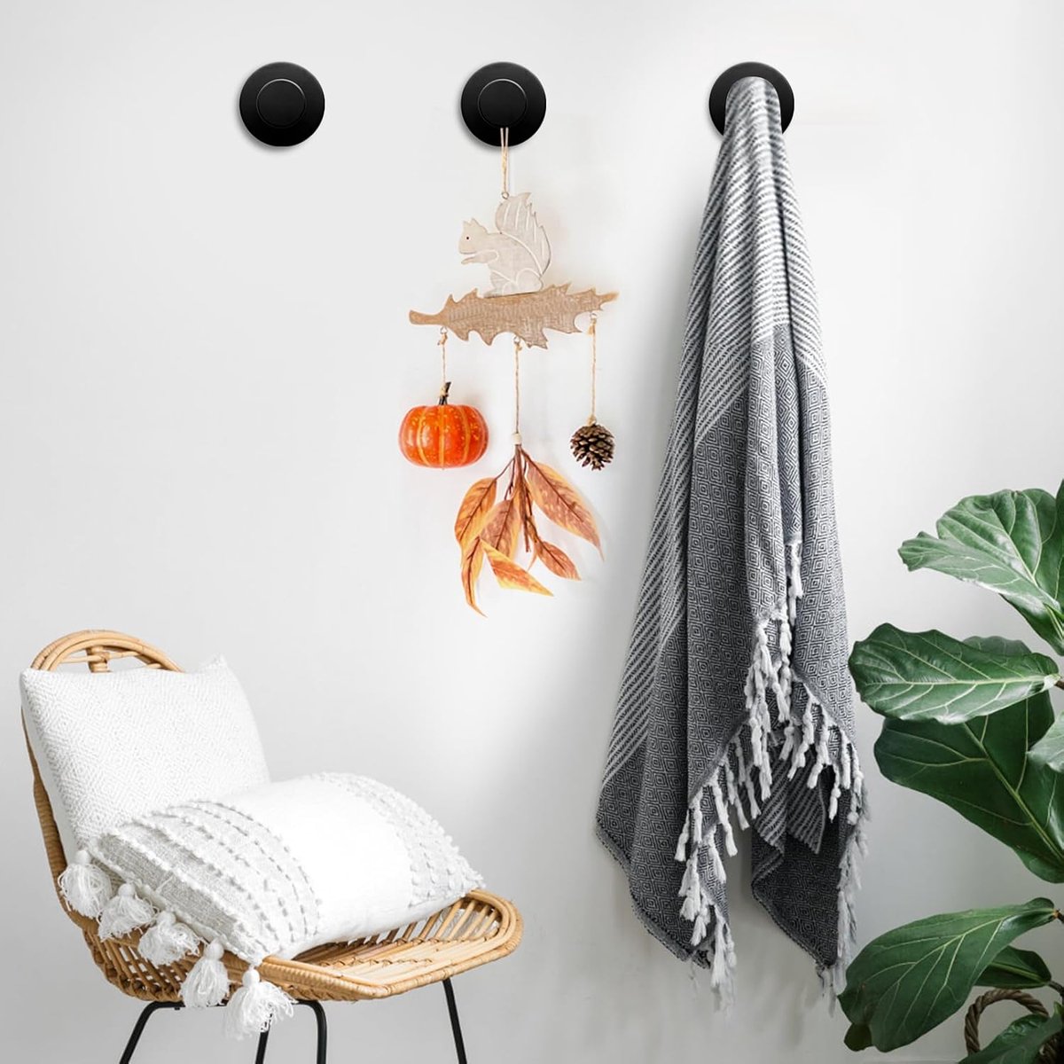 10 pieces suction cup hooks for shower - suction cup hooks - suction cup towel hooks for bathrooms - self-adhesive wall hook - SUS304 waterproof stainless steel hooks - for bathroom, bedroom, kitchen, hotel and office - Image 2