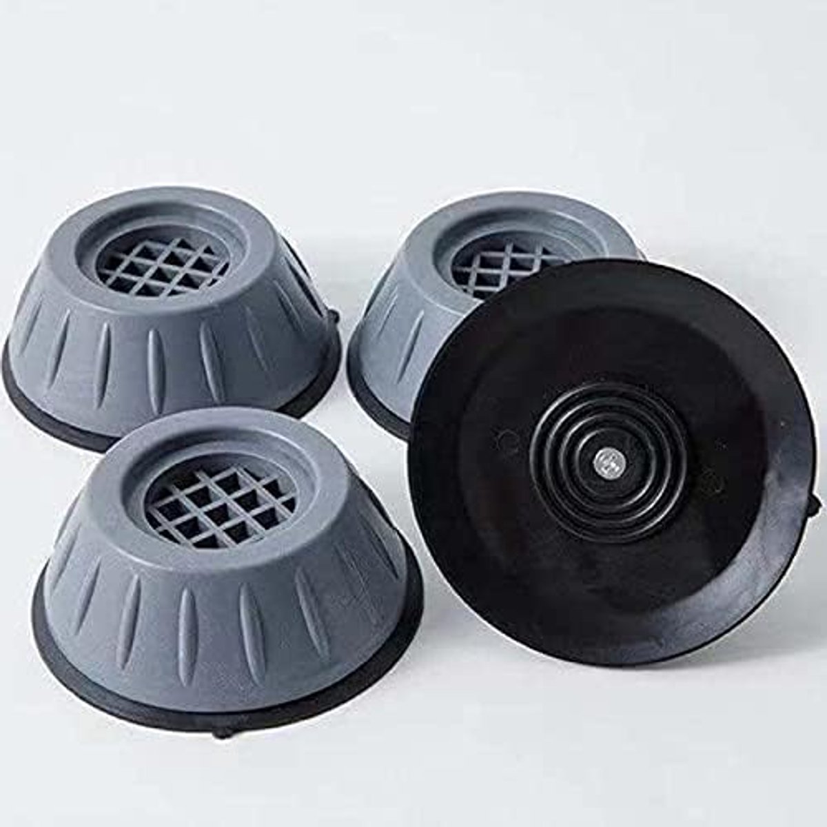 4 Pieces Vibration Washing Machine Feet - Shock Absorbers - Rubber Feet - Washing Machine Shock Absorbers - Non-slip and Quiet - Washing Machine Stand - Suitable for Washing Machine Stands - Washing Machine and Dryer Feet - Image 5