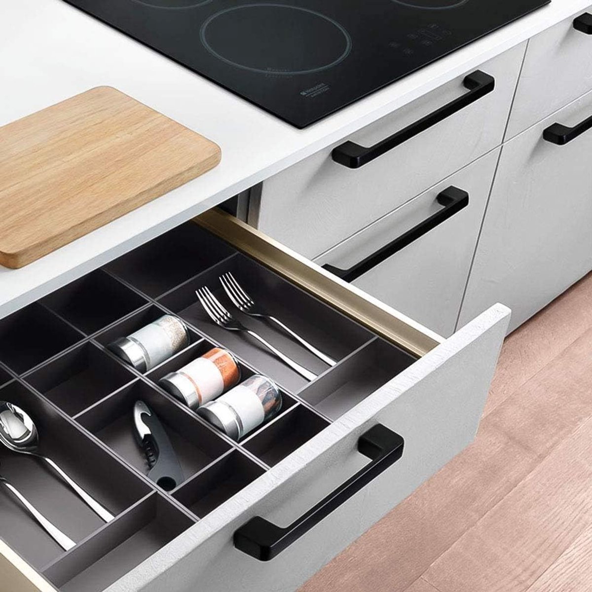 Kitchen cabinet handles - 10 pieces black kitchen handles - Furniture handles - Kitchen handle - Kitchen cabinet handles - Cabinet handles - Drawer handles - Cabinet handles - Kitchen cabinet handles - With screws - Kitchen cabinet door handles - Furnitur - Image 5