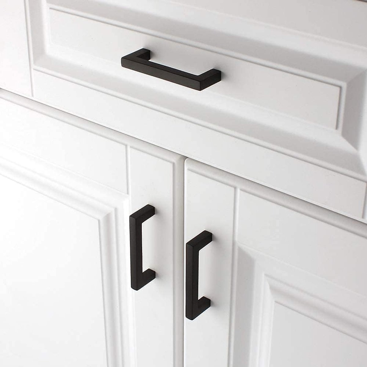 Kitchen cabinet handles - 10 pieces black kitchen handles - Furniture handles - Kitchen handle - Kitchen cabinet handles - Cabinet handles - Drawer handles - Cabinet handles - Kitchen cabinet handles - With screws - Kitchen cabinet door handles - Furnitur - Image 6